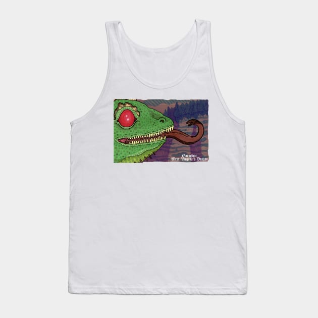 Goosefoot, West Virginia's Dragon Tank Top by Ballyraven